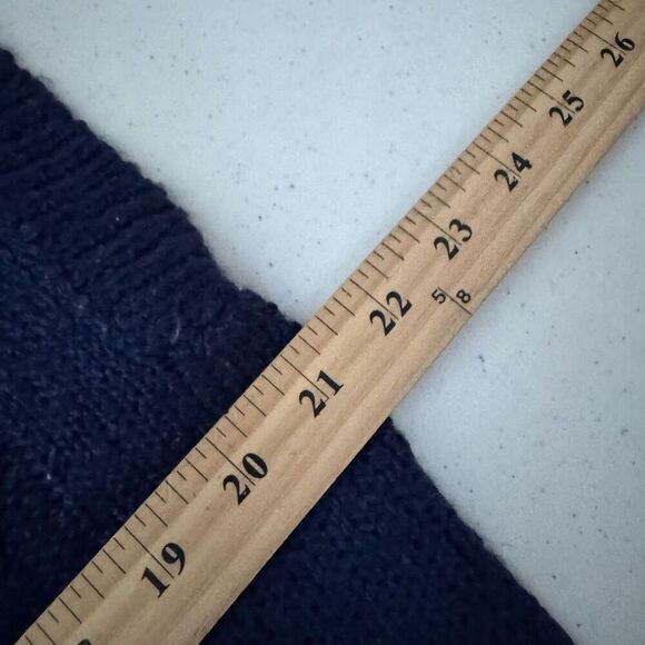 Ashley Hill Women’s Blue Button Up Sweater Vest Size Large 100% Acrylic - Picture 7 of 9